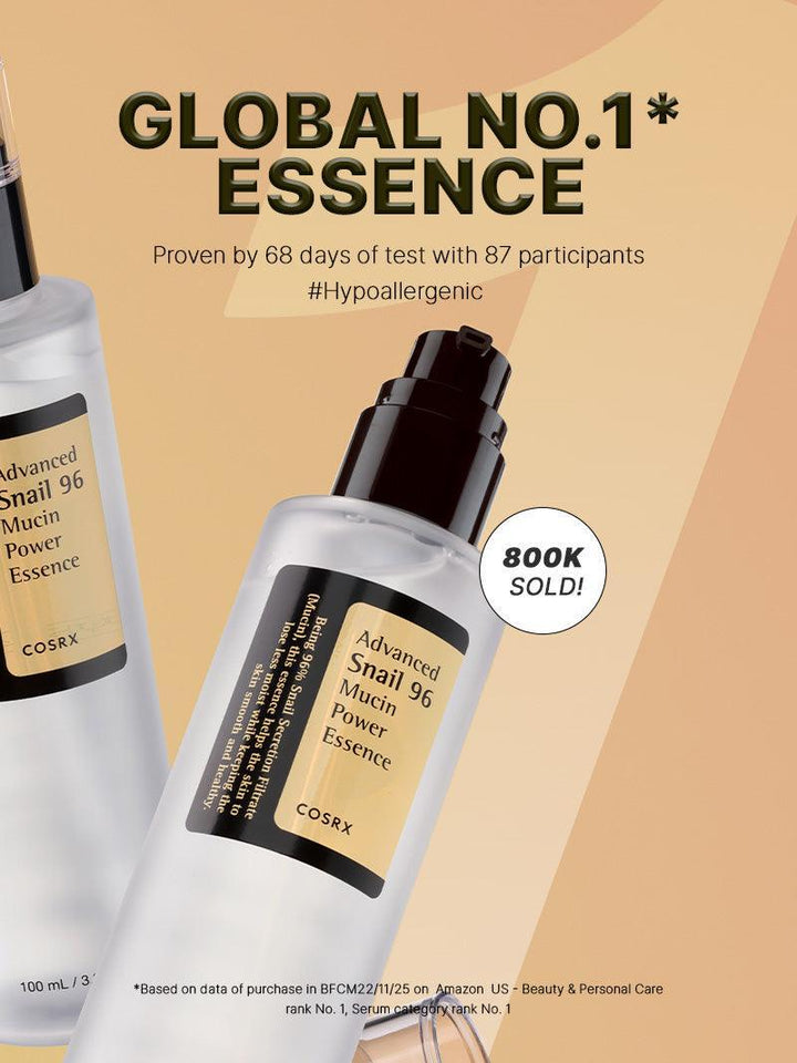 advanced snail 96 mucin power essence 100ml. advanced snail 96 mucin power essence 100ml.
