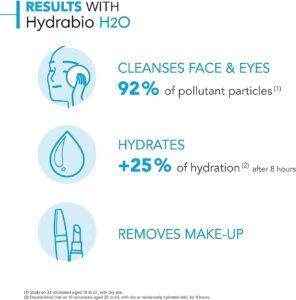 hydrabio h2o 500ml hydrating micellar water for dehydrated skin