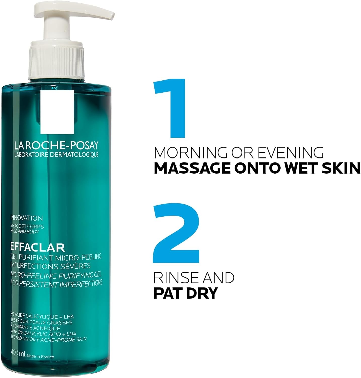 effaclar micro peeling purifying gel cleanser 400ml effaclar micro peeling purifying gel cleanser 400ml