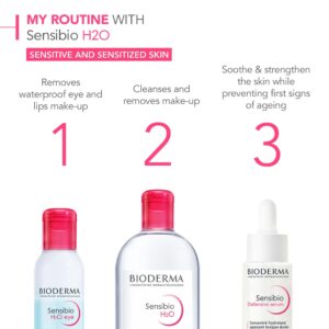 sensibio h2o micellar make up cleansing water for sensitive and normal skin 500 ml