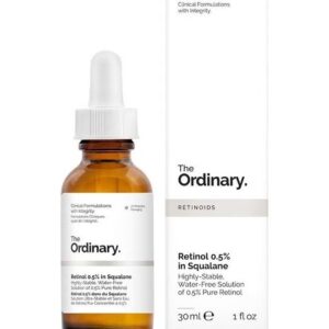 retinol 0.5% in squalane 30ml mid strength serum